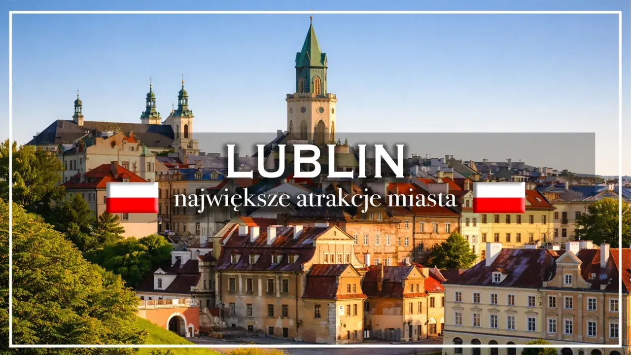 Lublin: odkryj największe atrakcje miasta. Malowniczy widok na zabytkową starówkę i zamek.