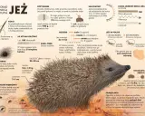 Ciekawostki o zwierzętach: jeż, jego kolce, dieta, sen zimowy, rozmnażanie i występowanie w Polsce. Jeże zwijają się w kulkę, by chronić się kolcami.