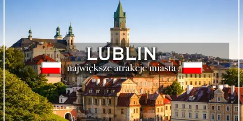 Lublin: odkryj największe atrakcje miasta. Malowniczy widok na zabytkową starówkę i zamek.