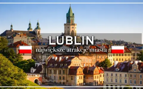 Lublin: odkryj największe atrakcje miasta. Malowniczy widok na zabytkową starówkę i zamek.
