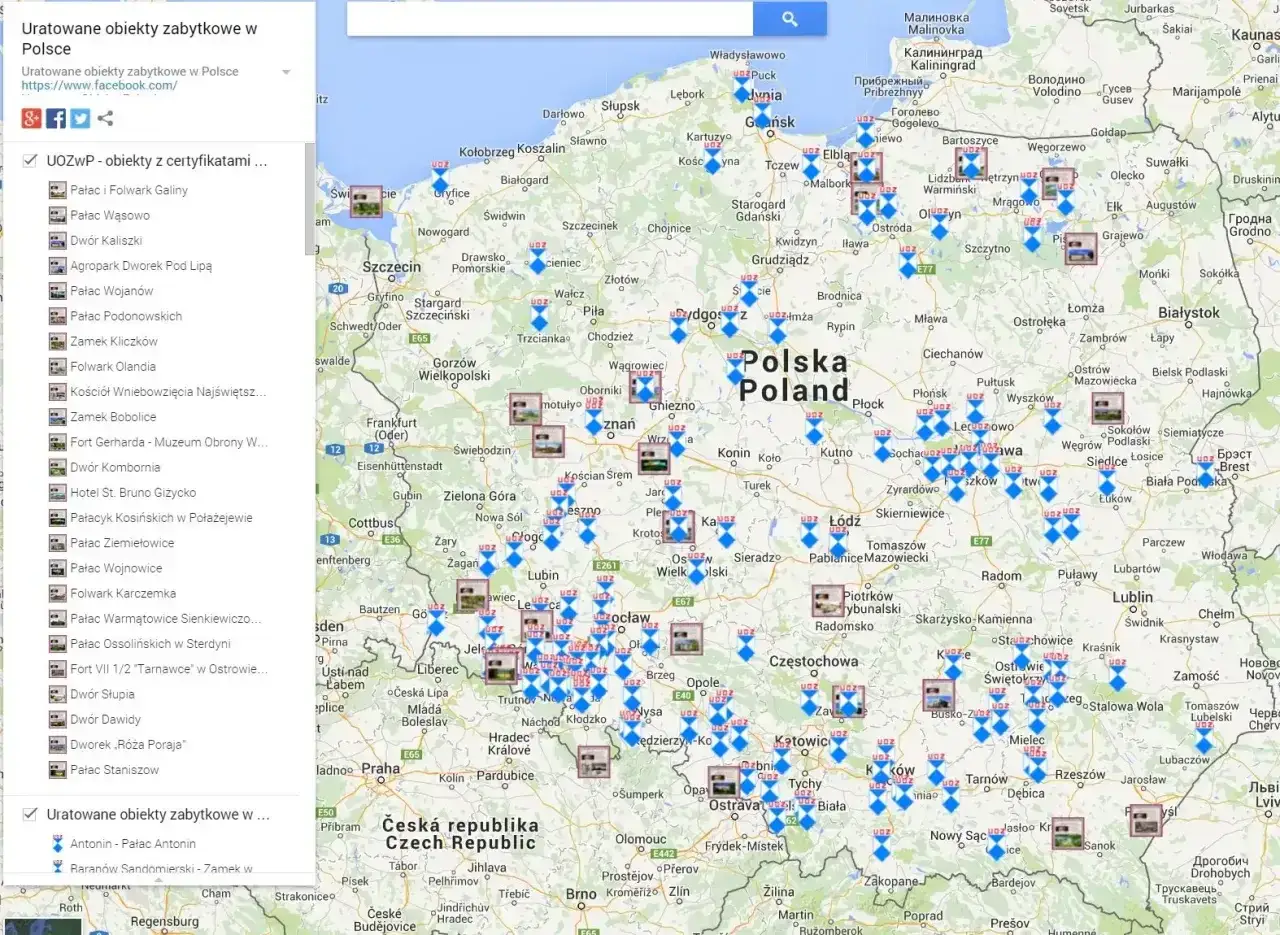 Odkryj ciekawe muzea w Polsce na interaktywnej mapie zabytk&oacute;w.